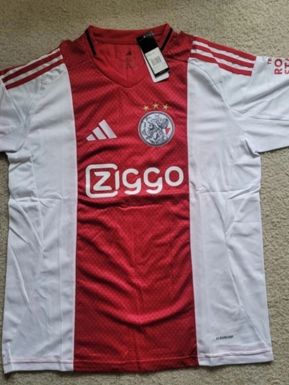 Adidas FC Ajax 2025 Home Soccer Jersey Men Size 2XL